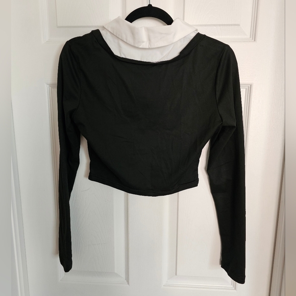 SHEIN EZwear 2 in 1 Crop Tee - Picture 5 of 7